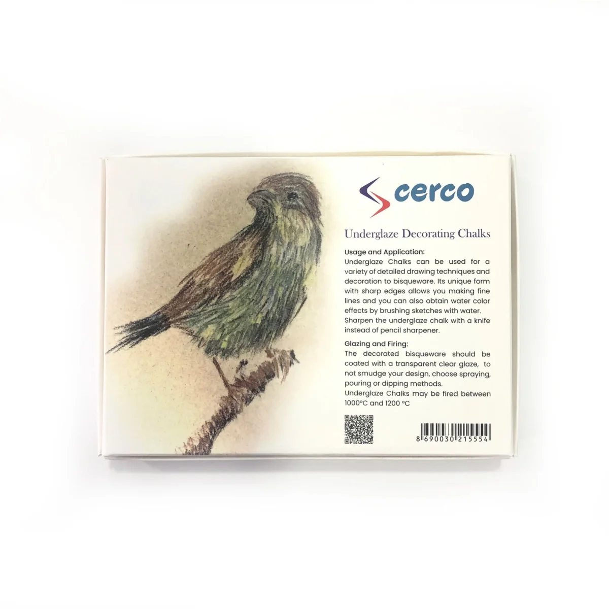 Seramiksir Sır Altı Dekor Kalem Seti (12'li) - Görsel 4