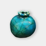 Seramiksir S 1957 - Krakle Turkuaz Mavi Raku Boyaları